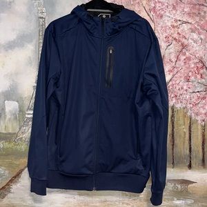 Mondetta Outdoor Project Full Zip Hooded Wind Water Resistant Jacket sz M EUC